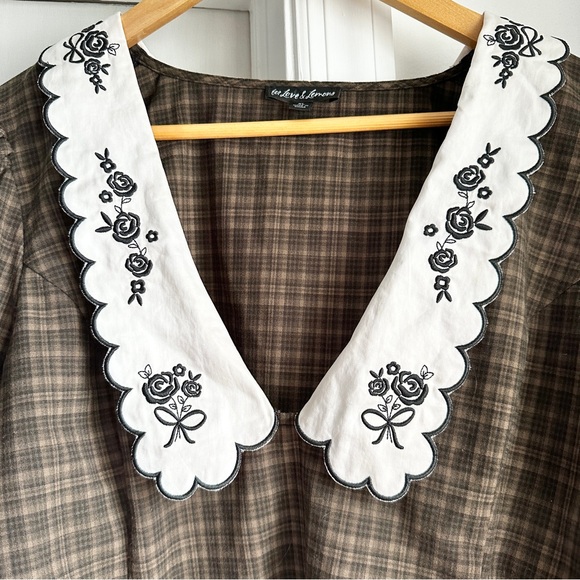 For Love and Lemons University Plaid Top - Picture 8 of 12